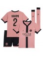 Paris Saint-Germain Achraf Hakimi #2 Alternativní dres pro děti 2024-25 Krátký Rukáv (+ trenýrky)